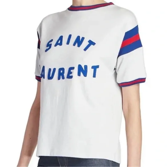 Saint Laurent baseball T shirt